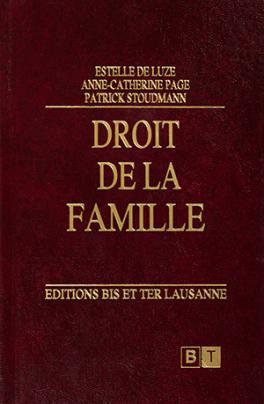 Droit de la Famille, Code annoté de la jurisprudence fédérale et cantonale