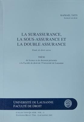 La surassurance, la sous-assurance et la double assurance