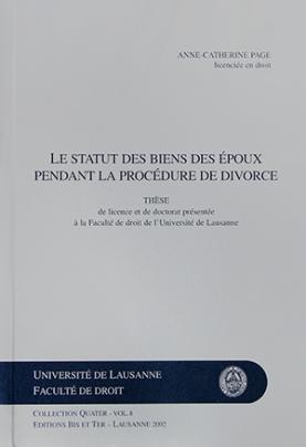Le statut des biens des époux pendant la procédure de divorce