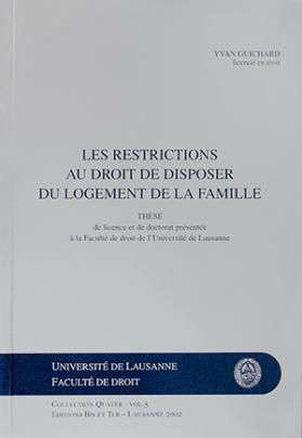 Les restrictions du droit de disposer du logement familial